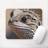 Eidechse, Eidechse, Reptil Mousepad (Mit Mouse)