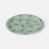 Eidechse Pappteller (Schrägansicht)