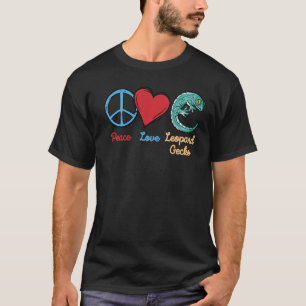 Eidechse Peace Liebe Leopard-Gecko 1 T-Shirt