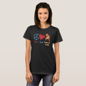 Eidechse Peace Liebe Leopard-Gecko 1 T-Shirt (Vorne ganz)