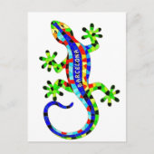 Eidechse Postkarte (Vorderseite)