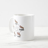 Eidechse-Spock Kaffeetasse (Vorderseite Links)