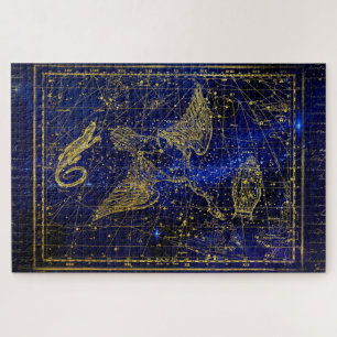 Eidechse und Schwan Sternbild Rätsel Puzzle