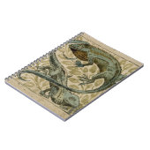 Eidechsen, Entwurf für eine Fliese (w/c auf Notizblock (Linke Seite)