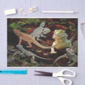 Eidechsen-Galeriepapier Seidenpapier (Handwerk)