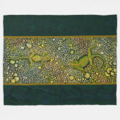 Eidechsen gegenüber Rug Fleecedecke (Vorderseite (Horizontal))