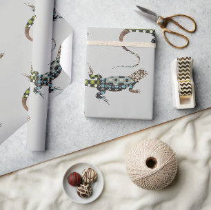 Eidechsen-Geschenkpapier Geschenkpapier