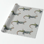 Eidechsen-Geschenkpapier Geschenkpapier (Ungerollt)
