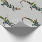 Eidechsen-Geschenkpapier Geschenkpapier (Ecke)