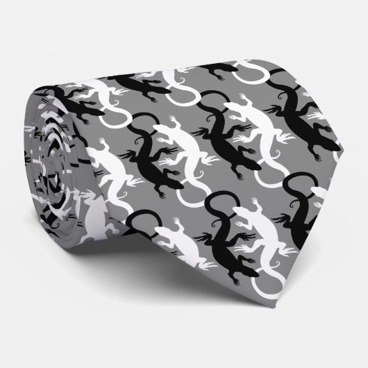 Eidechsen-Krawatten-coole Krawatte (Gerollt)