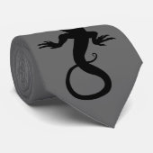 Eidechsen-Kunst-Krawatten-coole Reptil-Geschenke Krawatte (Gerollt)