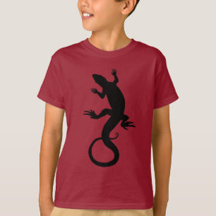 Eidechsen-Kunst-Shirts Kinder-Eidechsen-Shirt Lang T-Shirt