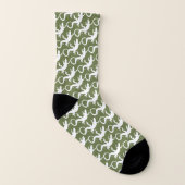Eidechsen-Kunst trifft cooles Reptil hart, das Socken (Links - Innen)
