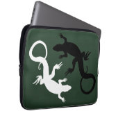 Eidechsen-Laptop-Hülsen-Reptil-Tiertablette-Hüllen Laptopschutzhülle (Vorne Rechts)