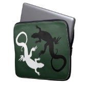 Eidechsen-Laptop-Hülsen-Reptil-Tiertablette-Hüllen Laptopschutzhülle (Vorderseite Links)