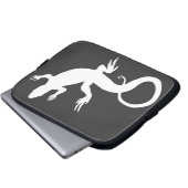 Eidechsen-Laptop-Hülsen-Reptil-Tiertablette-Hüllen Laptopschutzhülle (Vorne Knopf)