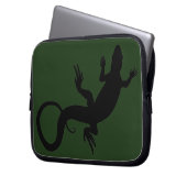 Eidechsen-Laptop-Hülsen-Reptil-Tiertablette-Hüllen Laptopschutzhülle (Vorderseite Links)