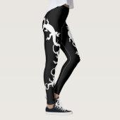 Eidechsen-Leggings-Reptil-Tier-Kunst-Leggings Leggings (Rechts)