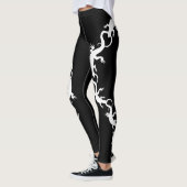Eidechsen-Leggings-Reptil-Tier-Kunst-Leggings Leggings (Links)