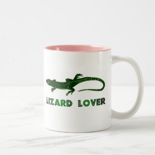 Eidechsen-Liebhaber Zweifarbige Tasse