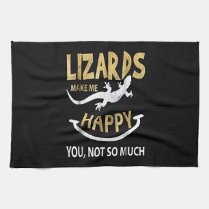 Eidechsen machen mich glücklich. Sie, nicht so seh Geschirrtuch