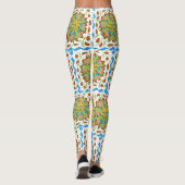 Eidechsen-Mandala Leggings (Rückseite)