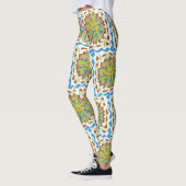 Eidechsen-Mandala Leggings (Links)