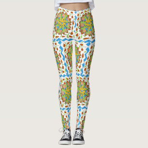 Eidechsen-Mandala Leggings