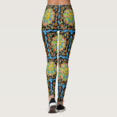 Eidechsen-Mandala Leggings (Rückseite)