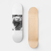 Eidechsen-Mops Skateboard (Vorderseite)