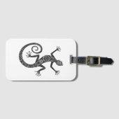 Eidechsen-oder Salamander-Gekritzel Gepäckanhänger (Vorderseite (Horizontal))