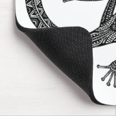 Eidechsen-oder Salamander-Gekritzel Mousepad (Ecke)