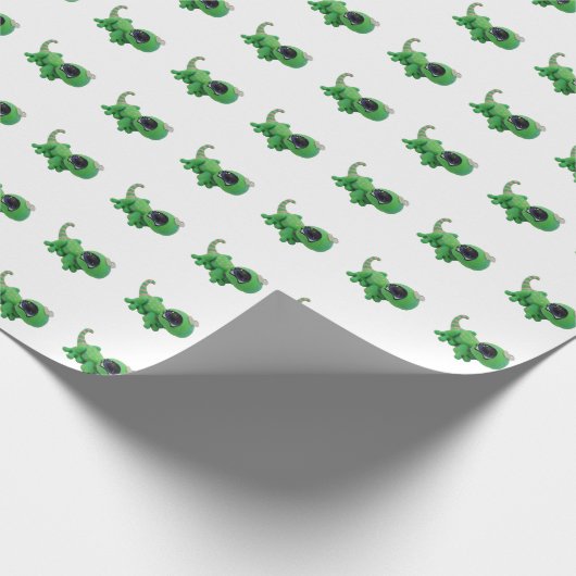 Eidechsen-Packpapier Geschenkpapier (Ecke)