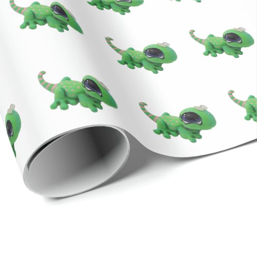 Eidechsen-Packpapier Geschenkpapier (Rolleneckpunkt)
