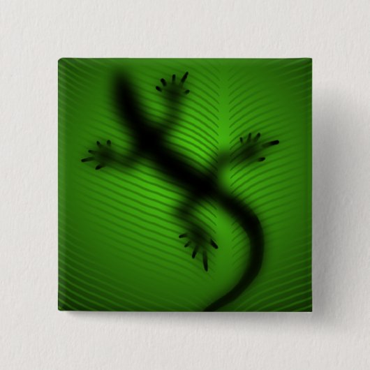 Eidechsen-Silhouette Button (Vorderseite)