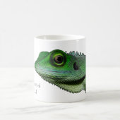 Eidechsen-Tasse Grün-mit Haube Kaffeetasse (Mittel)