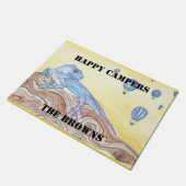 Eidechsen-Tür-Matte Fußmatte (Schrägansicht)