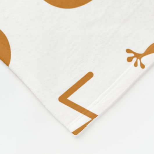 Eidechsen und Chamäleons nahtlos Fleecedecke (Ecke)