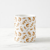 Eidechsen und Chamäleons nahtlos Kaffeetasse (Mittel)