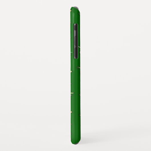 Eidechsen und Geckos auf Kieferngrün Case-Mate iPhone Hülle (Hinten/Links)