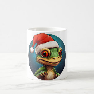 Eidechsen Weihnachten Kaffeetasse