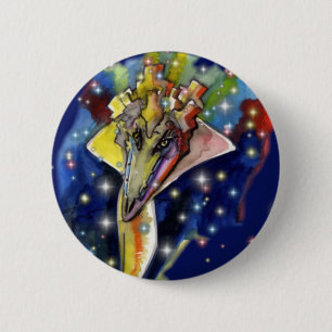 Eidechsen-Zauberer Button