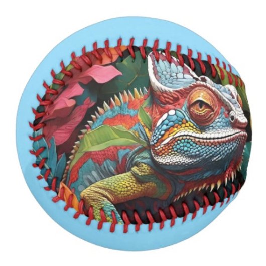 Eidechsenblätter & Farbe Baseball