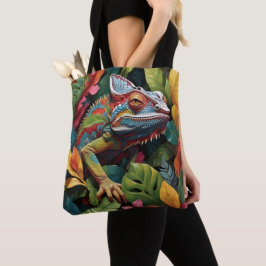 Eidechsenblätter & Farbe Tasche