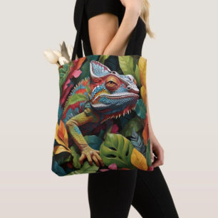 Eidechsenblätter & Farbe Tasche