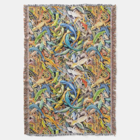 Eidechsenklumpen Decke (Vorderseite Vertikal)