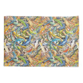 Eidechsenklumpen Kissenbezug (Rückseite)