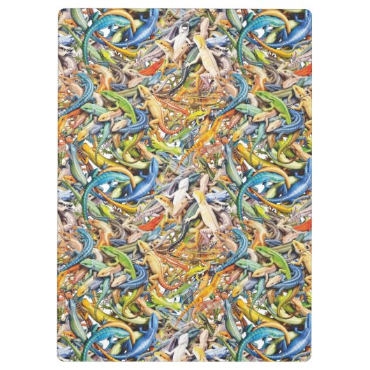 Eidechsenklumpen Klemmbrett (Rückseite)