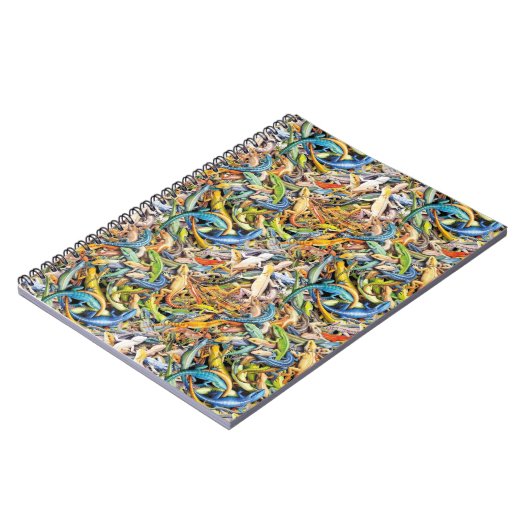 Eidechsenklumpen Notizblock (Linke Seite)