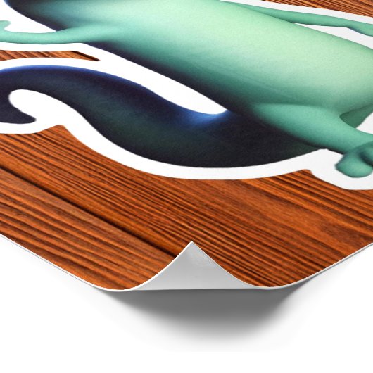 Eidechsenmagen Poster (Ecke)